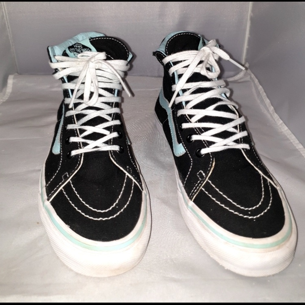 Vans high tops running shoes